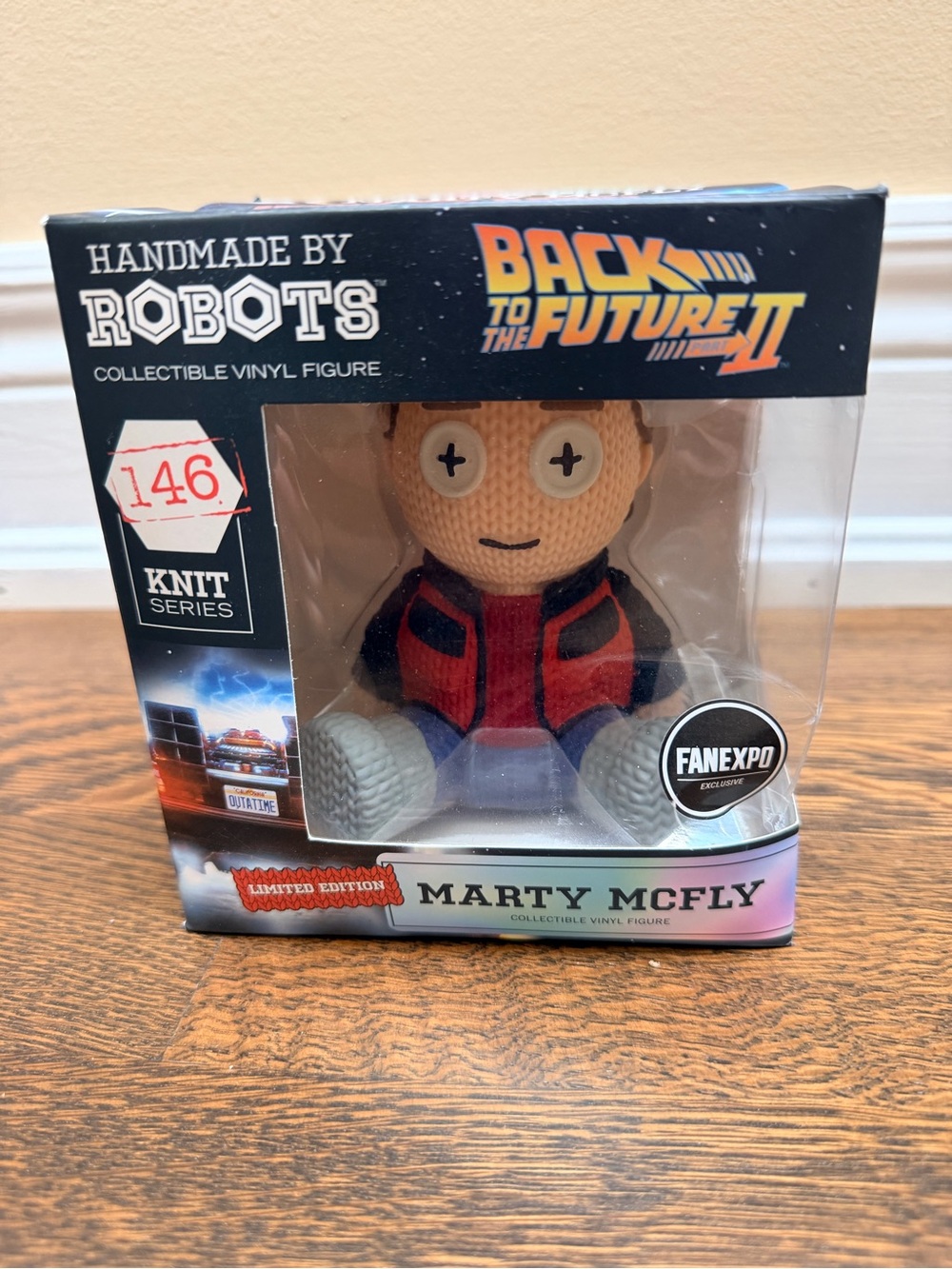 HANDMADE BY ROBOTS FAN EXPO Exclusive Back 2 The Future Marty Mcfly Vinyl Figure